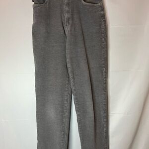 Lauren Ralph Lauren Women's Gray Straight Leg Corduroy Pants